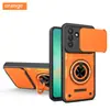 Estiloso Legal Mecânico Empurra-Puxa Lente Aplicável ao Samsung A57 Suporte de Anel A26 Suporte de Carro Masculino A56 Negócios A07 Capa de Celular Personalizada
