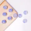 Petalo de Flor de Ciruelo Brillante de Colores Arena Dorada Cuentas de Vidrio Accesorios para Joyería DIY Accesorios para Collares de Mano Cuentas Sueltas Cuentas Redondas