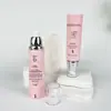 Suministro Directo de Fábrica D35 Tubo Rosa Bb Cream Empaque Tubo Cosmético Cabezal de Bomba Personalizado Presionar Pe Tubo en Blanco