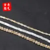 Conchas de Herradura Naturales Bambú Cuentas Sueltas Accesorios Semi-Terminados Hechos a Mano DIY Accesorios para Collares Pulseras Joyería En Stock
