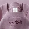 Camiseta básica de manga corta para hombre de algodón puro de peso pesado 400g, verano, corte holgado, amigable con la piel, cómoda, gruesa, no transparente, para hombres y mujeres