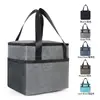 Venda Direta de Fábrica Bolsa Térmica Dobrável Tecido Oxford Lancheira Piquenique Camping Bolsa de Gelo Portátil Bolsa Lancheira para Trabalhador de Escritório