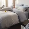 Nuevo Juego de Cuatro Piezas 2026 Algodón 100% Cepillado Sábana Funda de Almohada Funda Nórdica de Alta Densidad Juego de Tres Piezas Cálido Otoño e Invierno Ropa de Cama