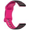 Adequado para Huawei Gt4/5 Samsung Huawei Garmin Pulseira de Silicone Bicolor com Estampa de Leopardo de Liberação Rápida Pulseira 18/20/22mm