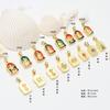 Aceite de gota de oro antiguo esmalte Azul Ardiente Tierra Xizang bodhisattva Dios Amarillo de la Riqueza Estatua de la Madre Blanca Colgante de Dios caminando accesorios DIY