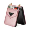 Para Samsung Zflip4 Estuche Plegable para Teléfono Cruzado Zflip3 Moda Estuche con Protección para Tarjetas Zflip4 Bolso con Correa