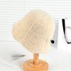 Novo Chapéu de Pescador de Lã Quente Outono e Inverno para Afinar o Rosto Feminino, Chapéu de Pescador A-Line à Prova de Frio para Exterior, Chapéu Cloche Estilo Japonês