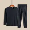 Ropa de otoño para hombre pantalones largos hombre rojo brillante año de nacimiento ropa interior térmica fina ropa interior para jóvenes y mediana edad cubierta de lana