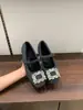 Elegantes zapatos Mary Jane de felpa para mujer con puntera cuadrada y forro de pedrería estilo francés, mocasines peludos de tacón grueso estilo hada para otoño e invierno