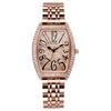 Reloj de marca suiza para mujer, correa de acero de moda, reloj de cuarzo, correa de reloj para mujer, resistente al agua, comercio exterior, relojes transfronterizos al por mayor
