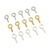 Clavos Ojo de Oveja, Clavos de Cuerno, Círculos Ojo de Oveja de Cabeza Redonda, Dorados DIY Grandes, Medianos y Pequeños Tres Especificaciones Accesorios de Joyería DIY Tornillos Lote