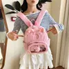 Mochila de Peluche de Capibara Transparente Estilo Coreano Girly Trendy Estilo Bosque Dulce y Lindo Dibujo Animado de Capibara