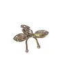 Pinza para el pelo estilo ins de mariposa con circonita para mujer, pinza lateral larga y elegante con borla de pedrería, versión coreana popular de pinza lateral para el pelo