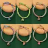 Pulsera de bendición del Festival del Bote del Dragón, mini zongzi de seda mágica, colgante, universal para adultos y niños, cuerda de mano hecha a mano, regalo pequeño