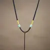 Colgante de Jade de Alta Gama con Broche de Seguridad, Colgante de Jade, Colgante de Jadeíta, Colgante para Collar de Hombre, Cuerda Gruesa