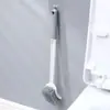Cepillo de inodoro para limpiar esquinas de difícil acceso, cepillo de inodoro para el hogar, cepillo de limpieza para baño, cepillo para limpiar la taza del inodoro, venta al por mayor del fabricante
