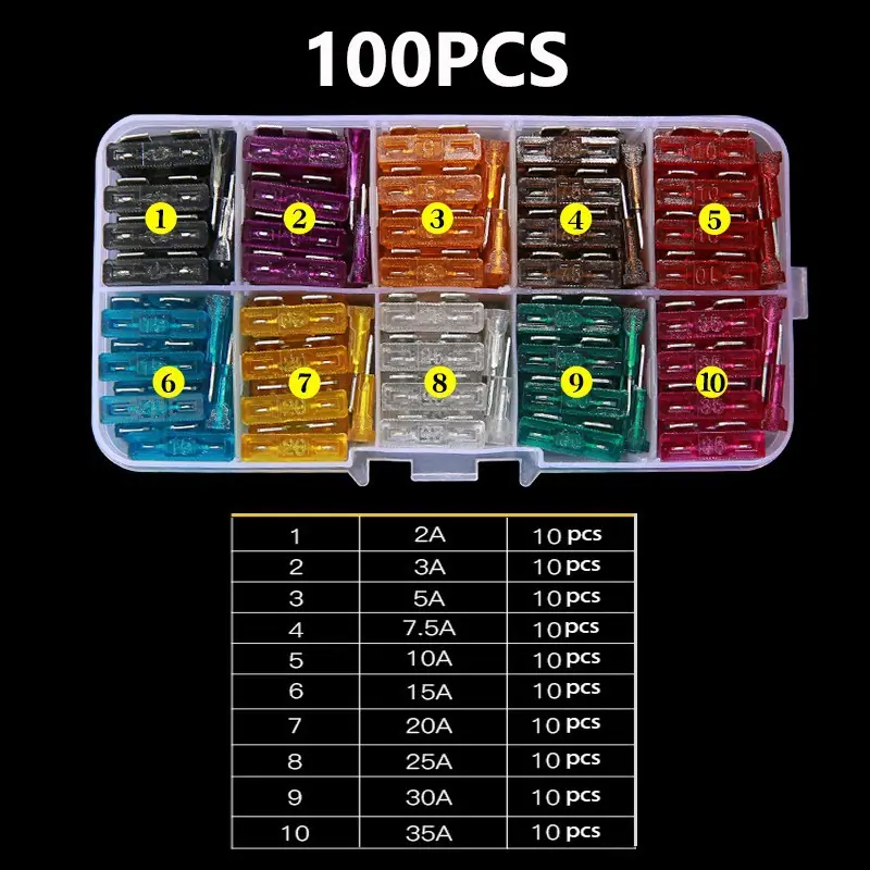 100PCS保险片