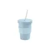 Taza de Pajita para Café de Moda Portátil Ecológica RPET Resistente a Altas Temperaturas Multiestilo Multicolor