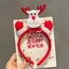 Diademas Navideñas Empacadas Individualmente con Tarjetas de Papel, Decoraciones Navideñas, Recuerdos de Fiesta de Moda, Regalos Divertidos con Bolsas de Opp y Tarjetas de Papel