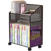 Estantería de almacenamiento extraíble, estantería de almacenamiento multicapa, armario de almacenamiento lateral para escritorio de oficina, carrito lateral para escritorio