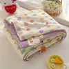 Funda de edredón de gasa arrugada lavada al agua Clase A Verano Fresco Edredón de verano doble Edredón para siesta en dormitorio Edredón para aire acondicionado Edredón de promoción de ventas para eventos
