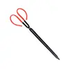 Pinzas para fuego pinza propiedad pinza para basura herramienta de limpieza pinza de hierro encendido de fuego pinza de carbono de cabeza plana pinza de cabeza plana pinzas para fuego de cabeza plana