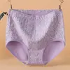 Calzones de Algodón de Cintura Alta con Control de Abdomen, que se Ajustan a las Caderas, Cómodos, Tallas Grandes, Tejido Jacquard en la Entrepierna para Mujeres de Mediana Edad y Mayores, Estilo Mamá y Abuela, Levanta Glúteos