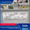 Atacado de fábrica corrimão de pedra de granito corrimão de ponte corrimão de rio corrimão de plataforma de bandeira Branco sésamo, corrimão cinza