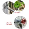 Gaxeta de Filtro de 6 Pontos Transfronteiriça, Gaxeta de Conexão para Mangueira de Jardim de Plástico, Gaxeta de Malha Convexa de Aço Inoxidável, Acessórios para Máquina de Lavar