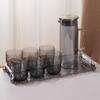Copo de Vidro Temperado Doméstico Resistente a Quedas e Resistente a Altas Temperaturas Copo para Bebida Colorido Empilhável Copo para Enxaguatório Bucal de Hotel Copo para Água