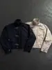 Chaqueta Casual Retro de Corte Limpio para Otoño e Invierno, Estilo Workwear, para Hombres y Mujeres, con Cierre de Pinza de Langosta, Diseño de Corte Corto, Chaqueta de Cuello Alto Estilo Americano, de Moda