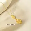Colar de Prata Esterlina 925 Venda Quente Transfronteiriça Pingente com Gravação Texturizada para Mulheres Renda Vintage Luxo Leve Corrente de Suéter High-End Ins