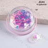 Accesorios para uñas de moda transfronterizos ins Celebridad de Internet Aurora nube Jinbing película transparente color mágico pieza de unicornio uña hielo Bo pieza