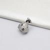 Colgante de Plata S925 Colgante Grande Baotou Set de Ganchos para Oreja 11-12 Colgante de Perla Gancho para Oreja Soporte de Aire Accesorios DIY 739