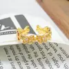 Anillo Abierto Serie Mariposa Goteo de Esmalte Vintage, Exquisito y de Alta Gama, Anillo Apilable de Lujo Ligero para Mujer