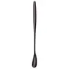 Venta al por mayor de vajilla más vendida transfronteriza: cucharas de acero inoxidable con mango largo, cucharas para semillas de melón para el hogar, cucharas de postre, cucharas para helado, cucharas para mezclar
