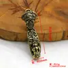 Venta al por mayor de fábrica Latón Fortuna Cinco Emperadores Dinero Llavero de Coche Colgante Auspicioso Ruyi Pixiu Pequeños Accesorios
