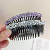 Peine para Recoger el Cabello Suelto, Peine de Cabello con Pedrería, Pinza para Flequillo Llena de Diamantes, Peine de Cabello Colorido, Pasador, Pinza para Pasador, Accesorio para el Cabello