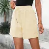 Ropa de mujer para comercio exterior transfronterizo europeo y americano 2026 estilo popular de verano para sitios independientes y Amazon: shorts casuales elásticos de rayas
