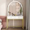 Mesa de maquillaje profesional con luces para estudios fotográficos, tiendas de vestidos y novias, salones de belleza y estudios