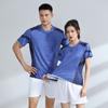 Traje de badminton feminino secagem rápida respirável sportswear verão masculino jersey de vôlei roupa de tênis de mesa tênis compra em grupo impressão