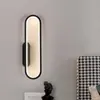 Lámpara de Pared LED Minimalista para Pasillo y Vestíbulo, Lámpara de Pared para Fondo de TV en Sala de Estar, Lámpara de Pared Creativa de Línea Larga para Mesita de Noche