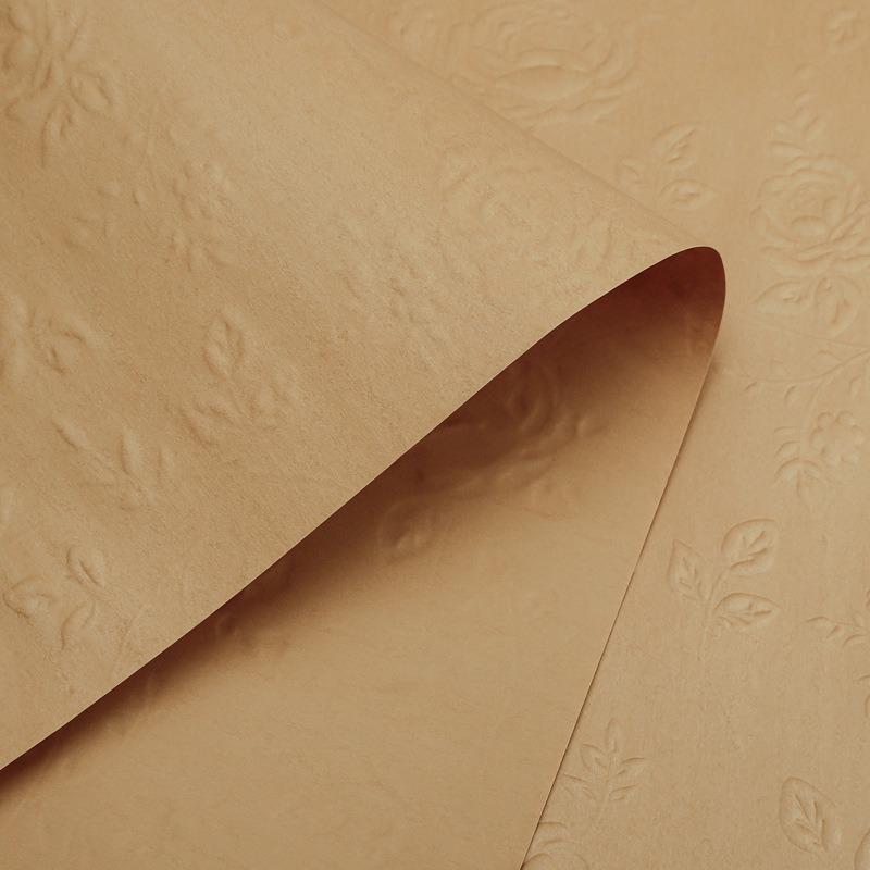 sku5_玫瑰花压纹纸【牛皮色】10张;58_58cm
