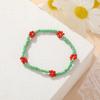 Pulsera tejida a mano transfronteriza europea y americana de cuentas de arroz de colores estilo bohemio de vacaciones en la playa Pulsera de Margarita para mujer