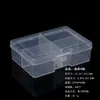 Caixa de armazenamento plástica com compartimentos fixos, caixa com fecho integrado, caixa de joias, diamante brilhante, DIY manual, caixa de acabamento de mesa com tampa flip
