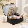 Bolsa de Maquiagem Três em Um Extra Grande, Necessaire Portátil de Luxo, Bolsa de Armazenamento de Cosméticos para Viagem, Bolsa de Maquiagem, Necessaire