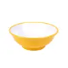 Tazón Comercial de Melamina Doble Color para Fideos, Engrosado, Resistente al Calor, Irrompible, Tazón de Bambú para Fideos, Tazón Especial para Restaurantes de Fideos, Tazón de Sopa Ramen Estilo Chino