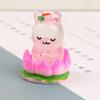 Luminoso Zen Cartoon Animal Buda Boa Sorte Acessórios de Resina de Lótus Deixando Cair Cola Cartoon Chaveiro Pingente Ornamentos