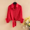 Camisa de Chiffon com Saia de Suspensório, Lenço Pequeno, Camisa Fina, Cardigã, Top com Proteção Solar para Mulheres, Nova Roupa de Verão 2026