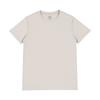 Camiseta de Manga Corta, 50% Algodón Pima de Fibra Larga de Xinjiang con Amoníaco Líquido, Color Sólido, Cuello Redondo, Unisex, Fresca y Transpirable, Camiseta Blanca, Corte Holgado